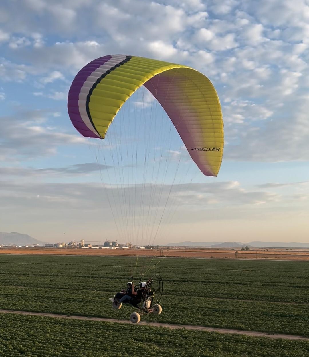 Flying over Arizona
