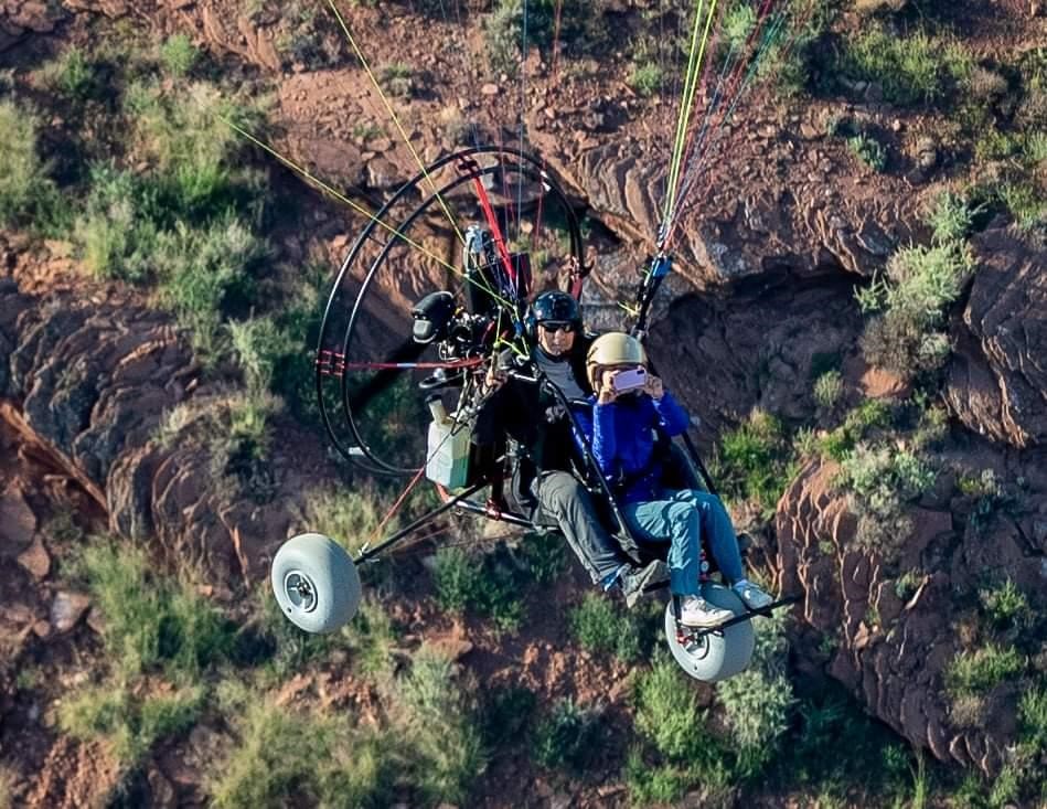 Paramotor Trike in action